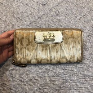 Coach Long Wallet with Zipper
